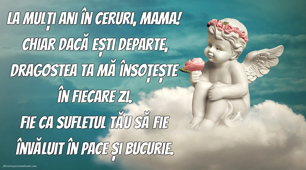Imagini de La mulți ani pentru mama decedată: La mulți ani (Comemorare)
