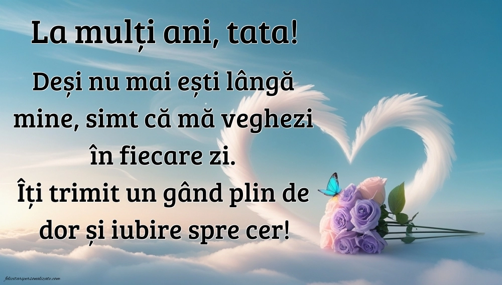 Imagini de La Mulți Ani pentru Tata din Cer: La mulți ani (Comemorare)