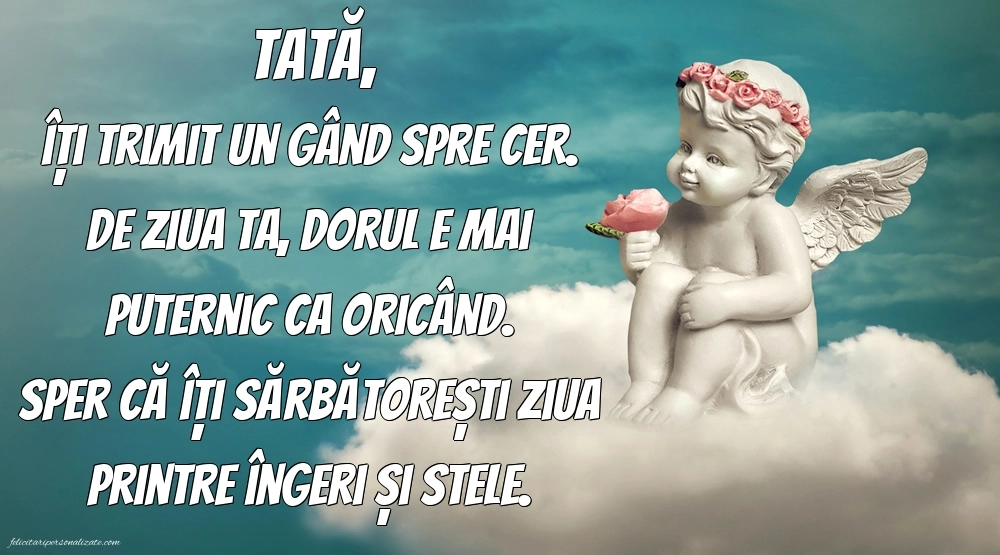 Imagini de La Mulți Ani pentru Tata din Cer: La mulți ani (Comemorare)