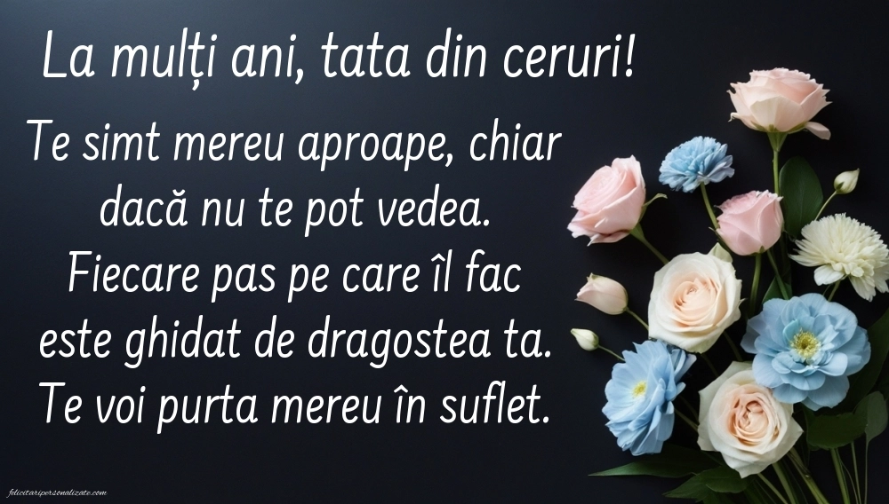 Imagini de La Mulți Ani pentru Tata din Cer: La mulți ani (Comemorare)