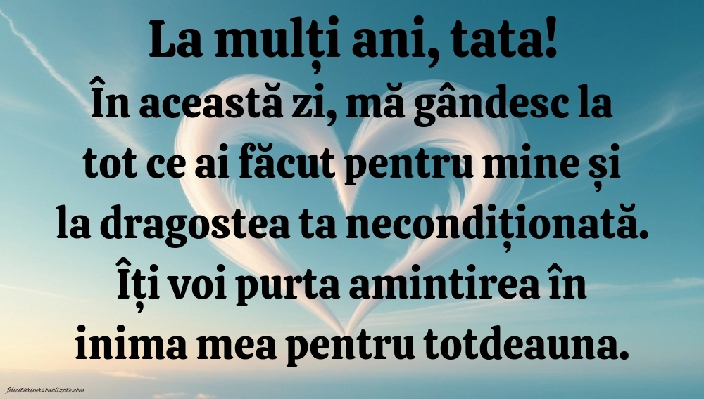 Imagini de La mulți ani pentru tata care murit: La mulți ani (Comemorare)