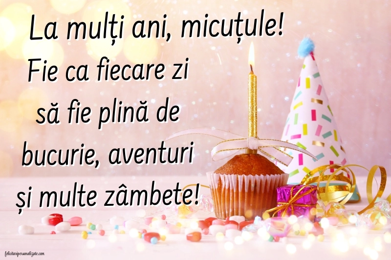 Felicitări și Imagini de Ziua de Naștere pentru Copii: Tort