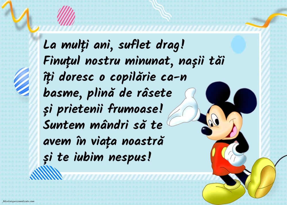 Imagini La Mulți Ani Finuțul meu: Mickey Mouse