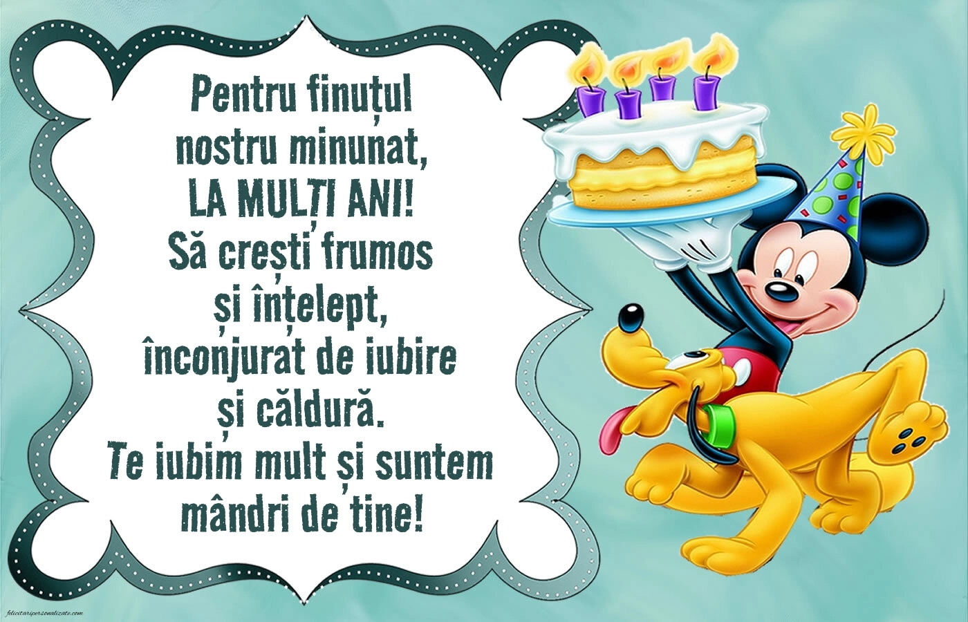 Imagini La Mulți Ani Finuțul meu: Mickey Mouse