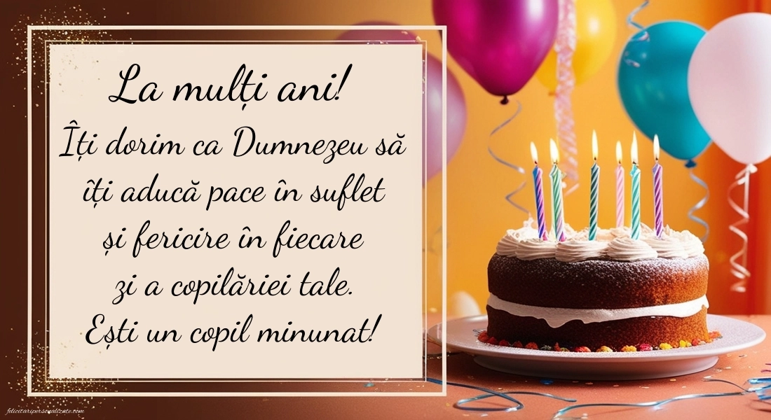 Imagini de Ziua de Naștere pentru Finuț: Baloane și Tort