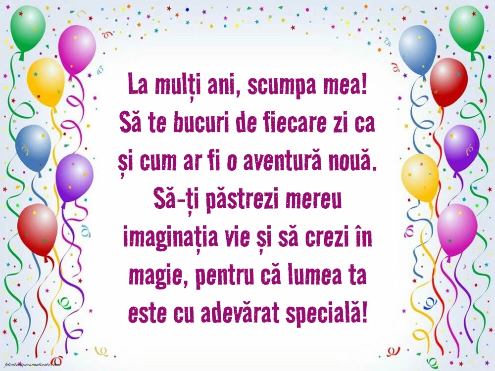 Felicitări frumoase de Ziua de Naștere pentru Finuță: Baloane