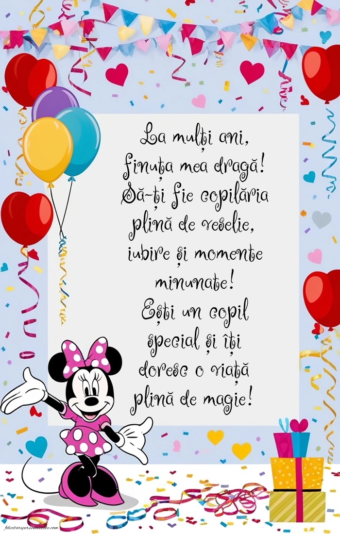 Imagini La Mulți Ani Finuța mea: Minnie Mouse