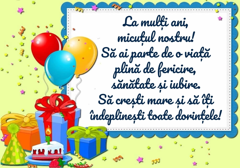 Imagini de Ziua de Naștere pentru Nepoțel: Baloane și Cadouri