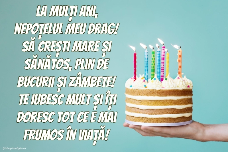 Imagini de Ziua de Naștere pentru Nepoțel: Tort