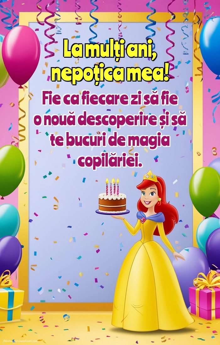 Imagini La Mulți Ani Nepoțica mea: Prințese