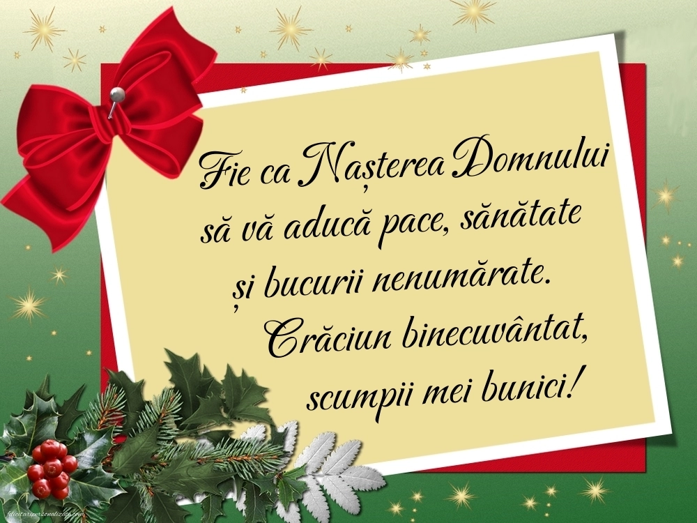 Felicitări și imagini de Crăciun pentru bunici: Aranjamente de Crăciun