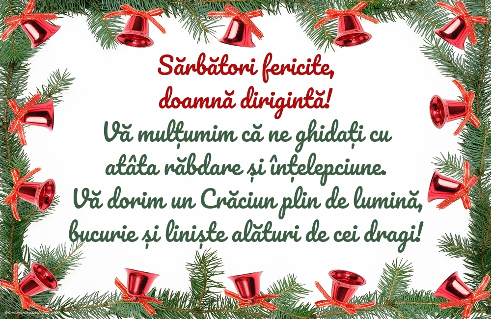 Felicitări și Imagini de Crăciun pentru Dirigintă: Decorațiuni de Crăciun