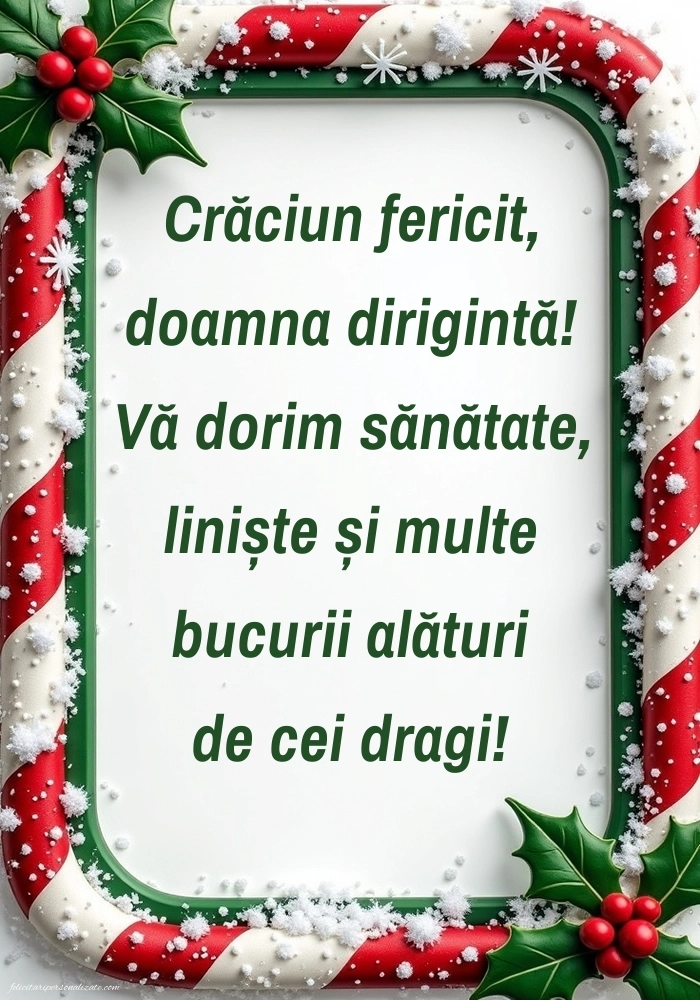 Felicitări și Imagini de Crăciun pentru Dirigintă: Aranjamente de Crăciun