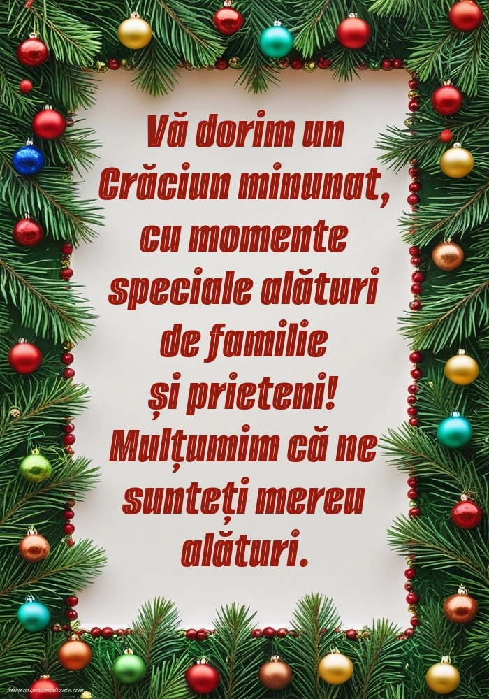 Felicitări și Imagini de Crăciun pentru Educatoare: Globuri de Crăciun