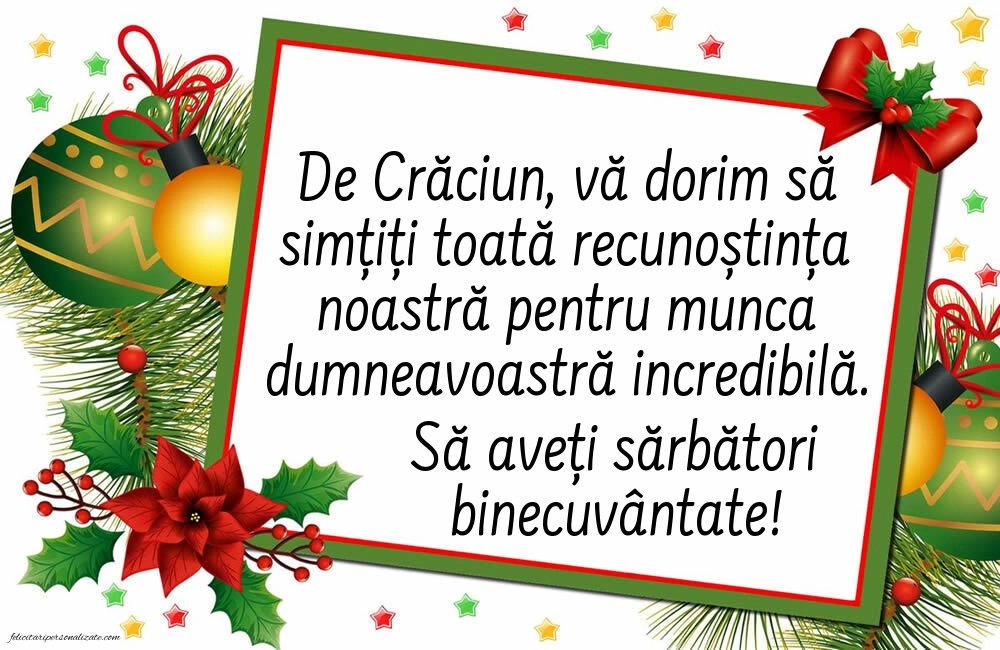 Felicitări și Imagini de Crăciun pentru Educatoare: Globuri de Crăciun