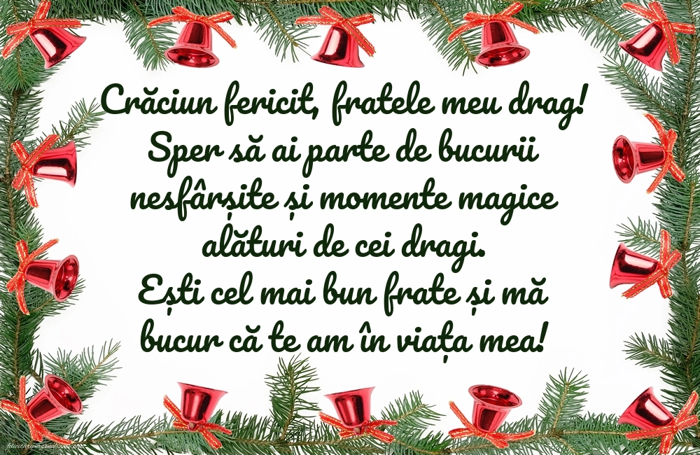 Imagini cu felicitări de Crăciun pentru Frate: Decorațiuni de Crăciun