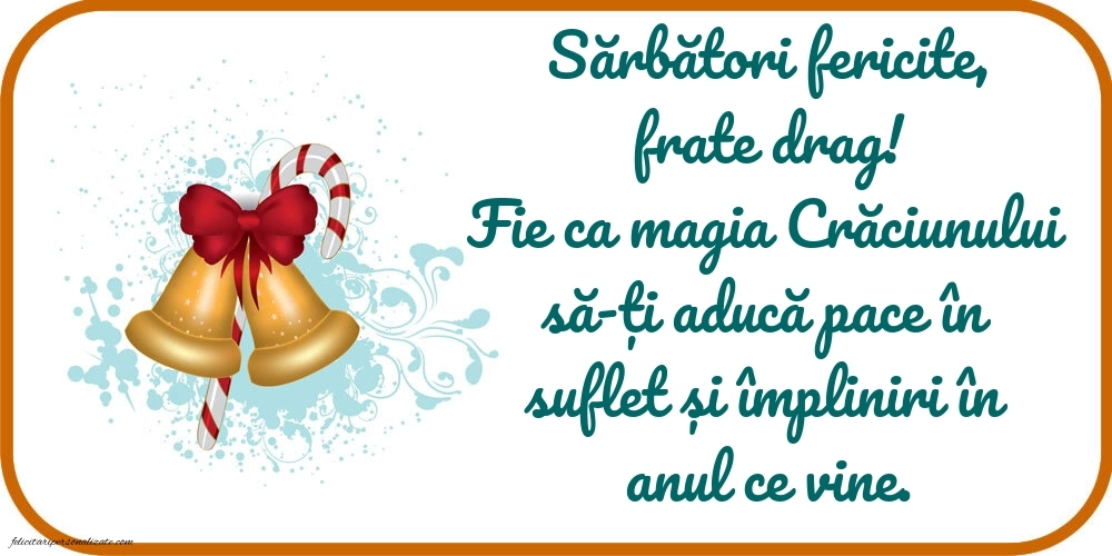 Imagini cu felicitări de Crăciun pentru Frate: Aranjamente de Crăciun