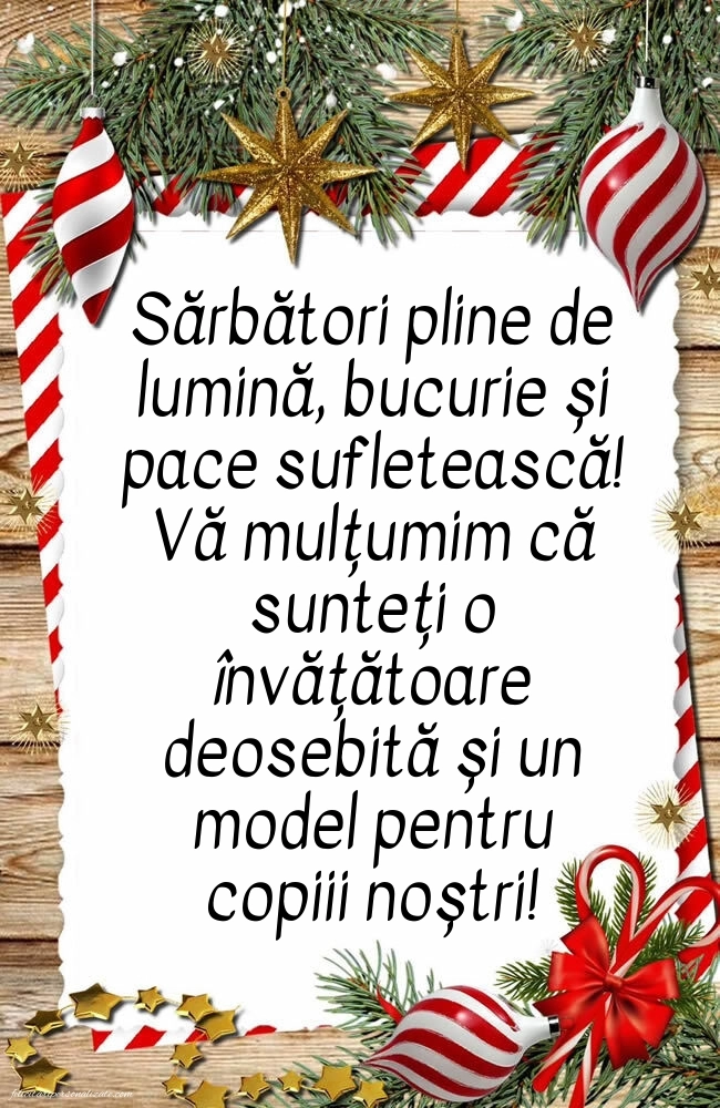 Felicitări și Imagini de Crăciun pentru Învățătoare: Aranjamente de Crăciun