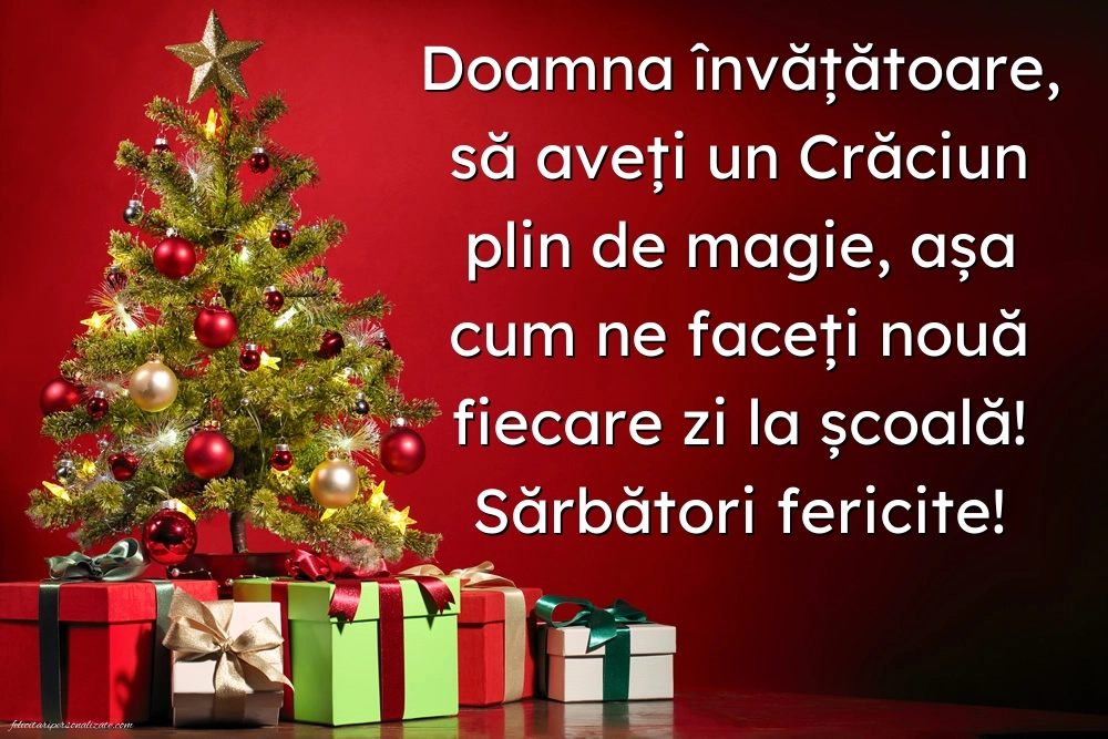 Felicitări și Imagini de Crăciun pentru Învățătoare: Aranjamente de Crăciun