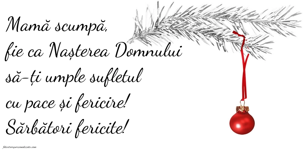 Imagini cu felicitări de Crăciun pentru Mama: Aranjamente de Crăciun