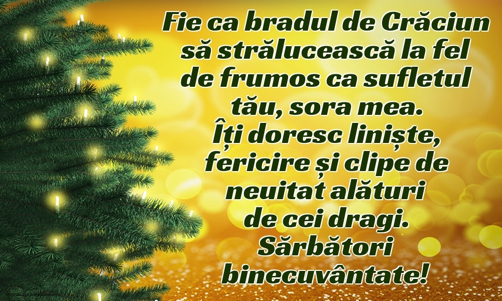 Imagini cu felicitări de Crăciun pentru Soră: Aranjamente de Crăciun