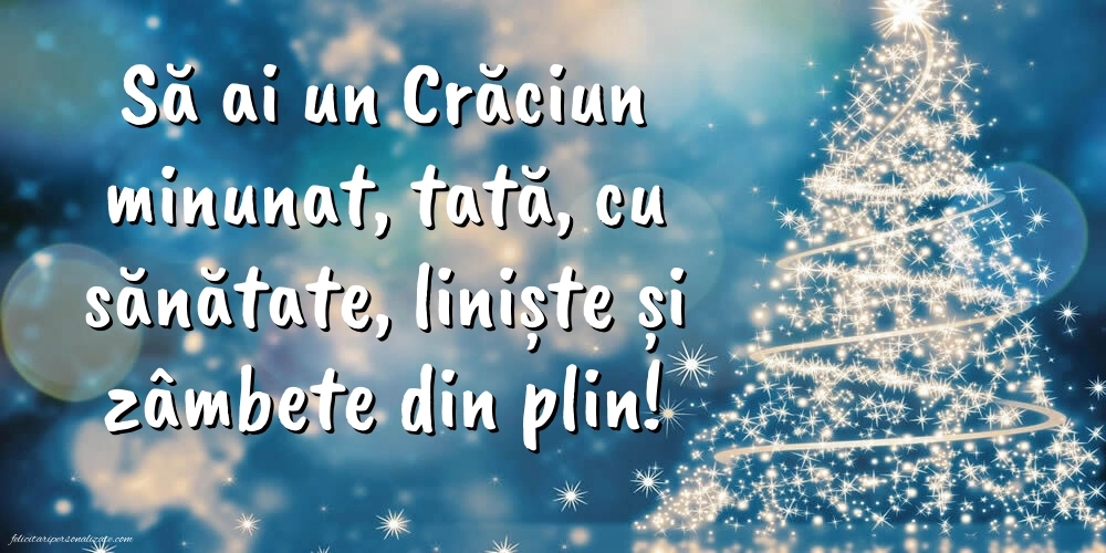 Imagini cu felicitări de Crăciun pentru Tată: Aranjamente de Crăciun