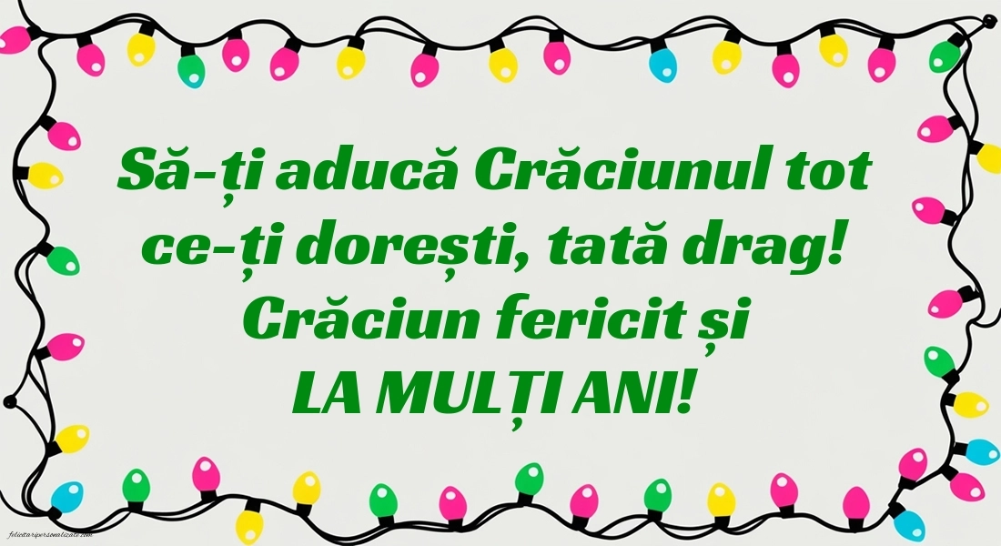 Imagini cu felicitări de Crăciun pentru Tată: Aranjamente de Crăciun