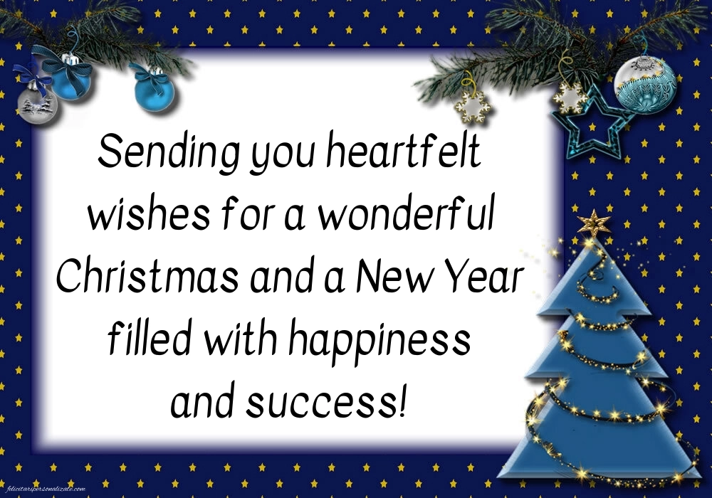 Felicitări și imagini de Crăciun și Anul Nou în Engleză: Decorațiuni de Crăciun