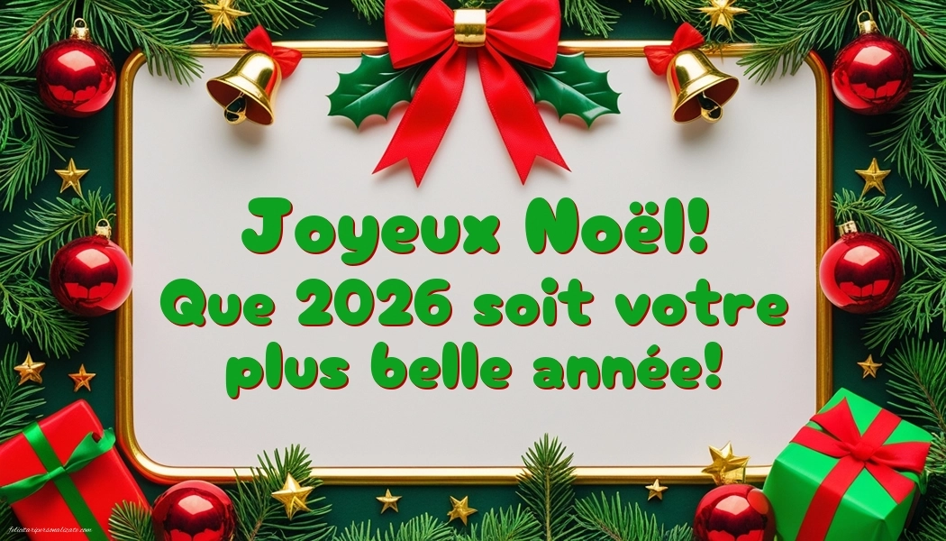 Felicitări și imagini de Crăciun și Anul Nou în Franceză: Aranjamente de Crăciun
