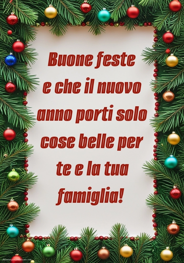 Felicitări și imagini de Crăciun și Anul Nou în Italiană: Globuri de Crăciun
