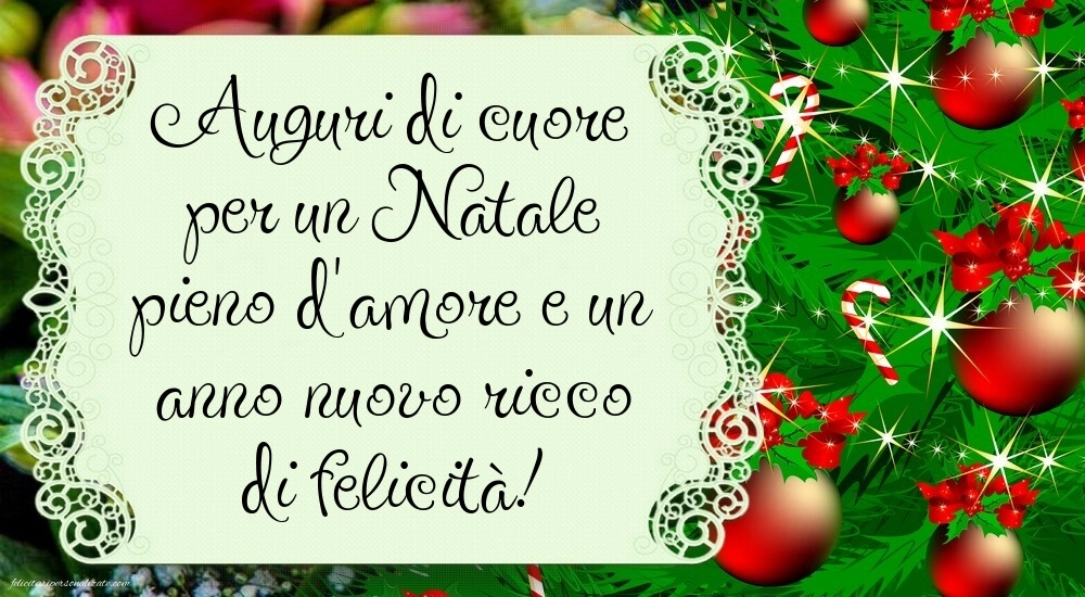 Felicitări și imagini de Crăciun și Anul Nou în Italiană: Aranjamente de Crăciun