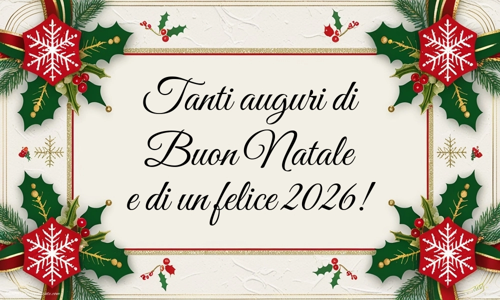 Felicitări și imagini de Crăciun și Anul Nou în Italiană: Decorațiuni de Crăciun