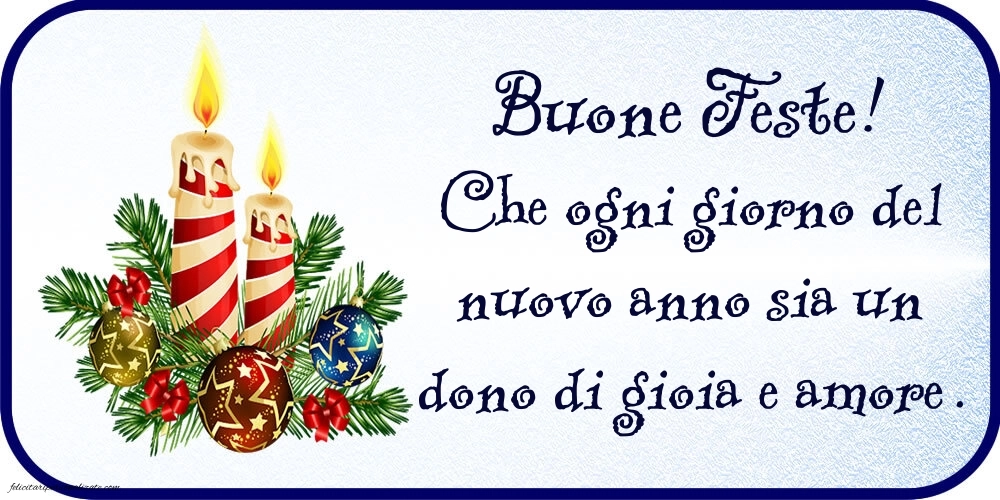 Felicitări și imagini de Crăciun și Anul Nou în Italiană: Aranjamente de Crăciun