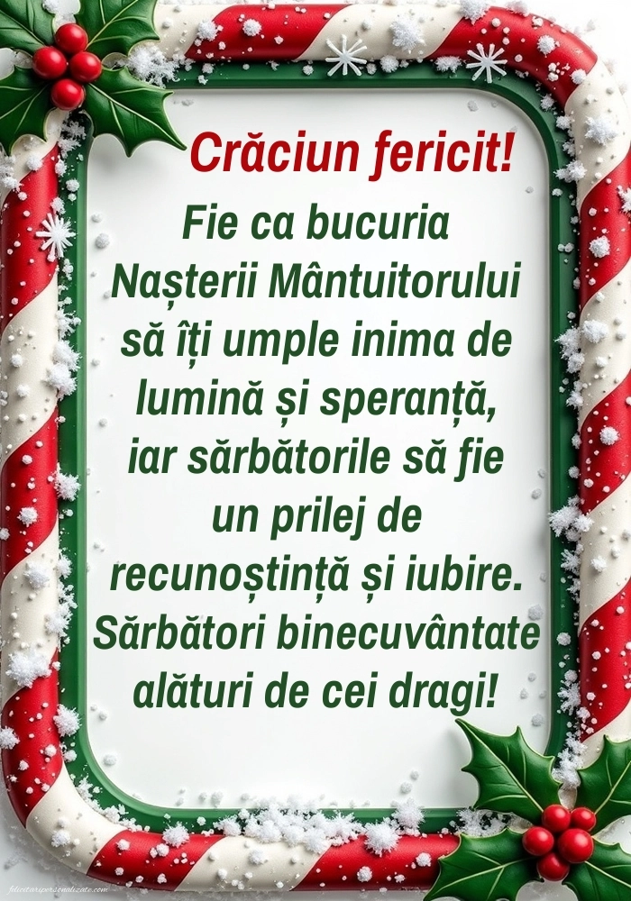 Imagini cu urări de Crăciun 2025: Aranjamente de Crăciun