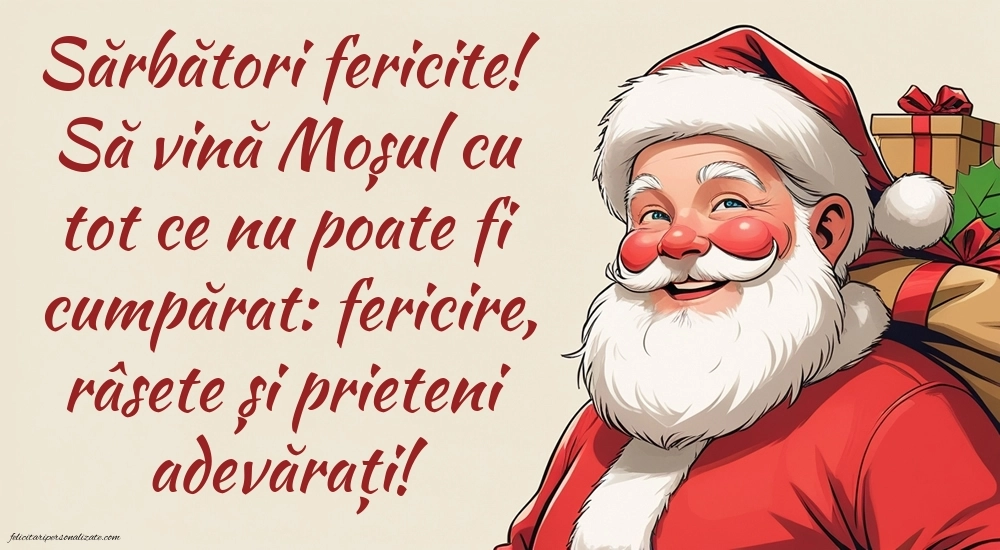 Imagini cu urări de Crăciun 2025: Moș Crăciun