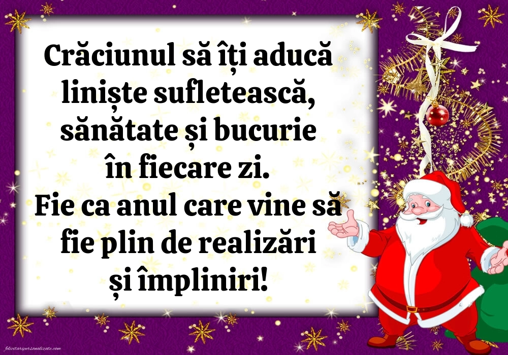Felicitări și Imagini de Crăciun: Moș Crăciun