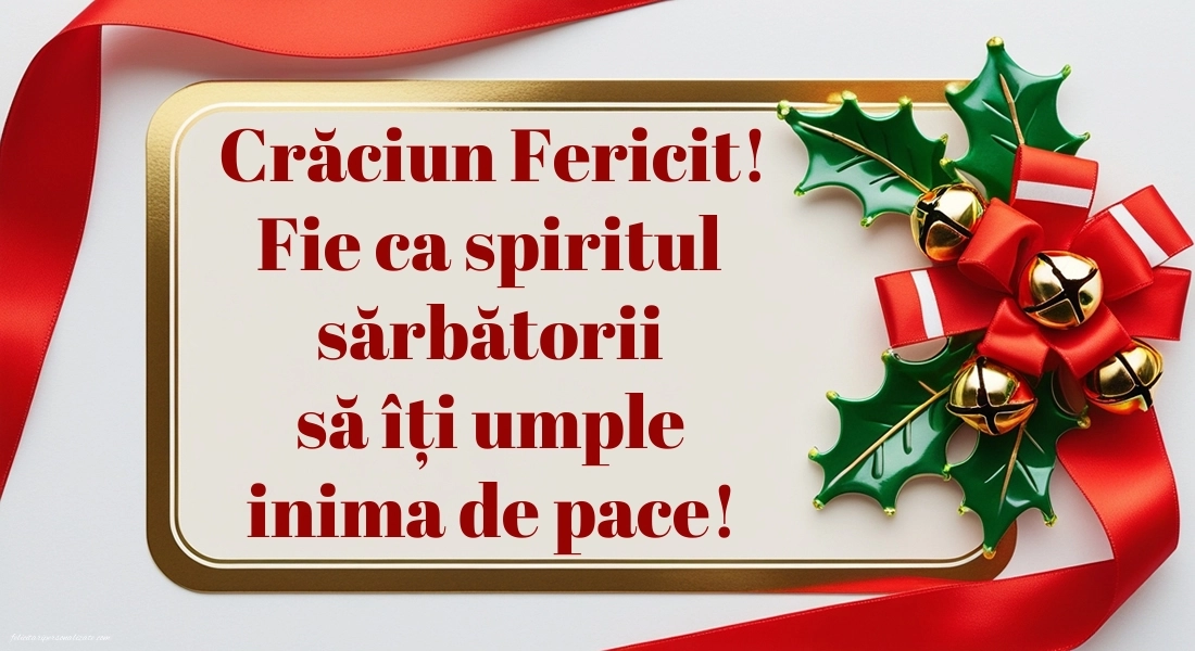 Imagini cu urări de Crăciun 2025: Aranjamente de Crăciun