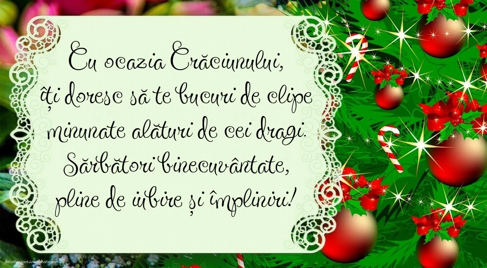 Imagini cu mesaje frumoase de Crăciun: Aranjamente de Crăciun