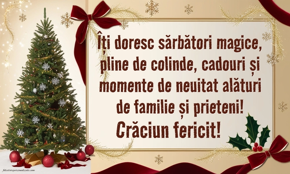 Felicitări și Imagini de Crăciun: Brad de Crăciun