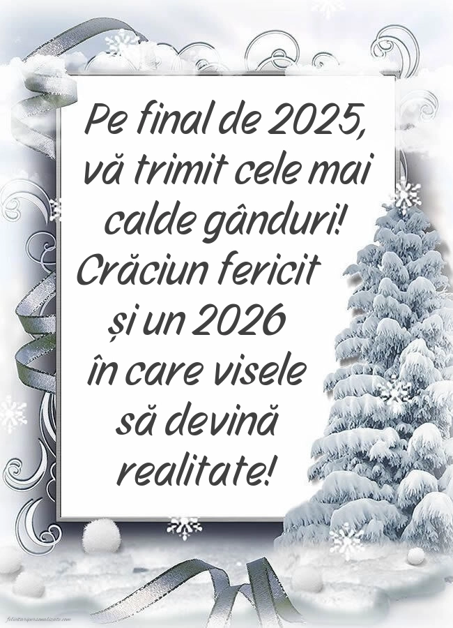 Poze de Crăciun cu mesaje: Decorațiuni de Sărbători