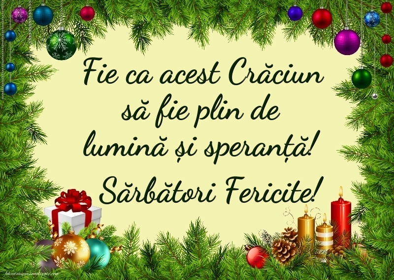 Felicitări și Imagini de Crăciun: Decorațiuni de Crăciun