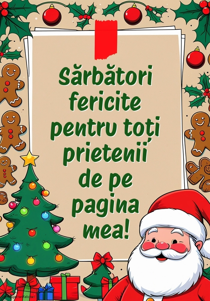 Felicitări și Imagini de Crăciun: Moș Crăciun