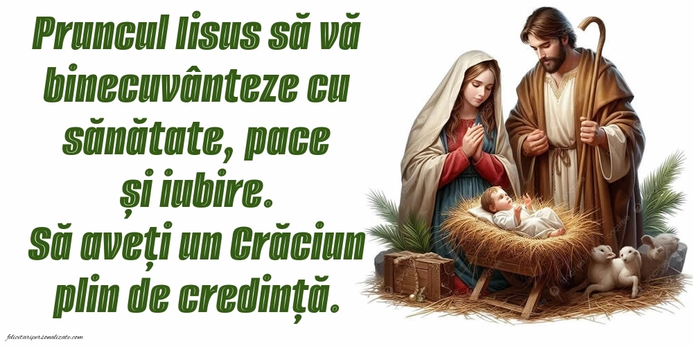 Felicitări și Imagini de Crăciun: Credință