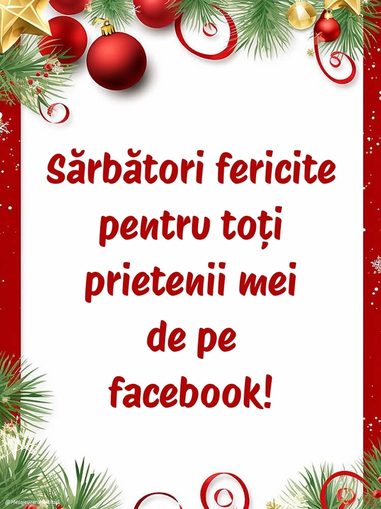 Felicitări și Imagini de Crăciun: Decorațiuni de Sărbători