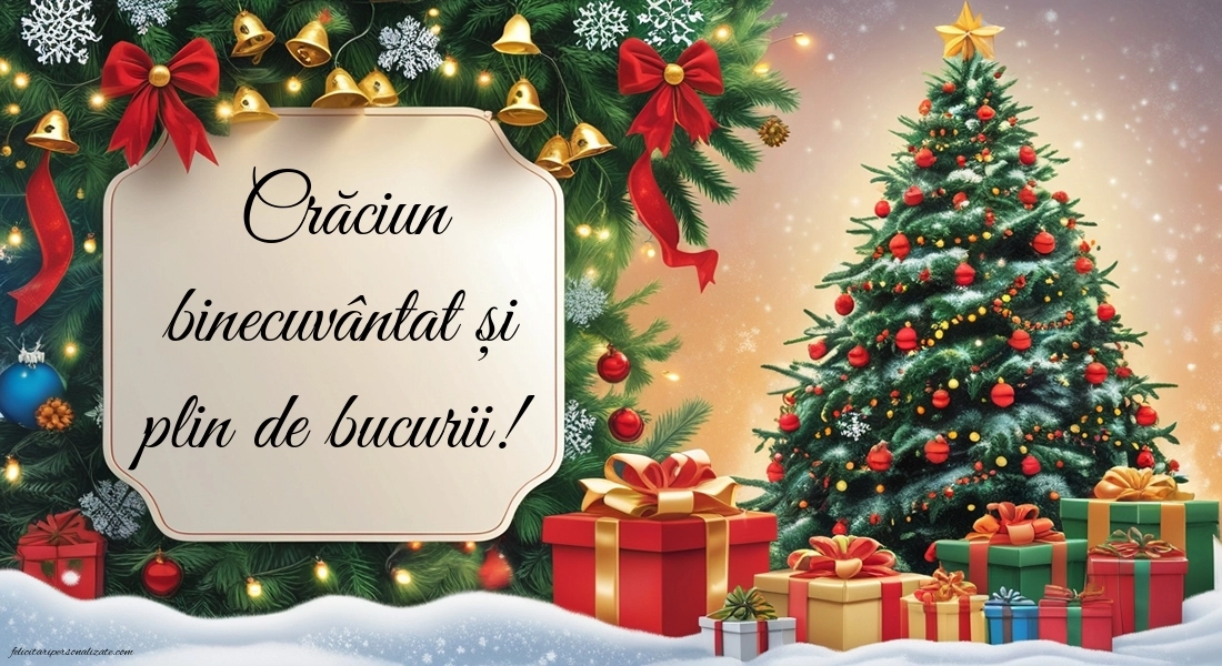 Imagini cu urări de Crăciun. Felicitări și Mesaje Magice.: Brad de Crăciun