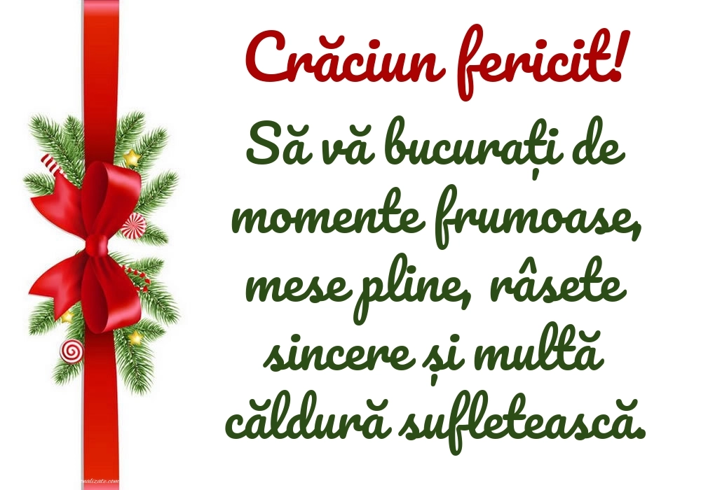 Felicitări și Imagini de Crăciun: Decorațiuni de Sărbători