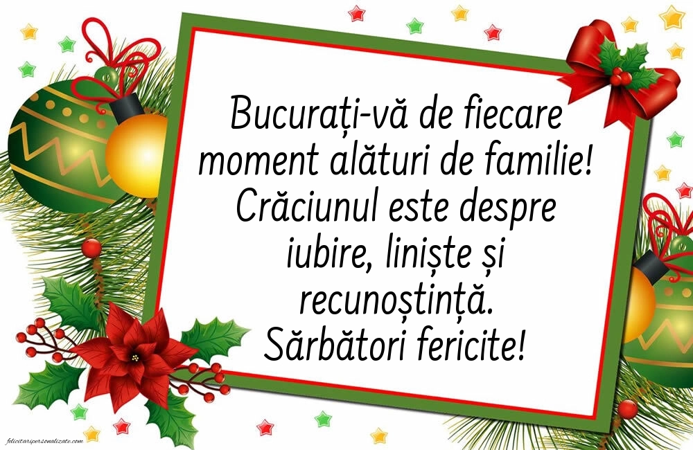 Imagini cu mesaje de Crăciun 2025: Globuri de Crăciun