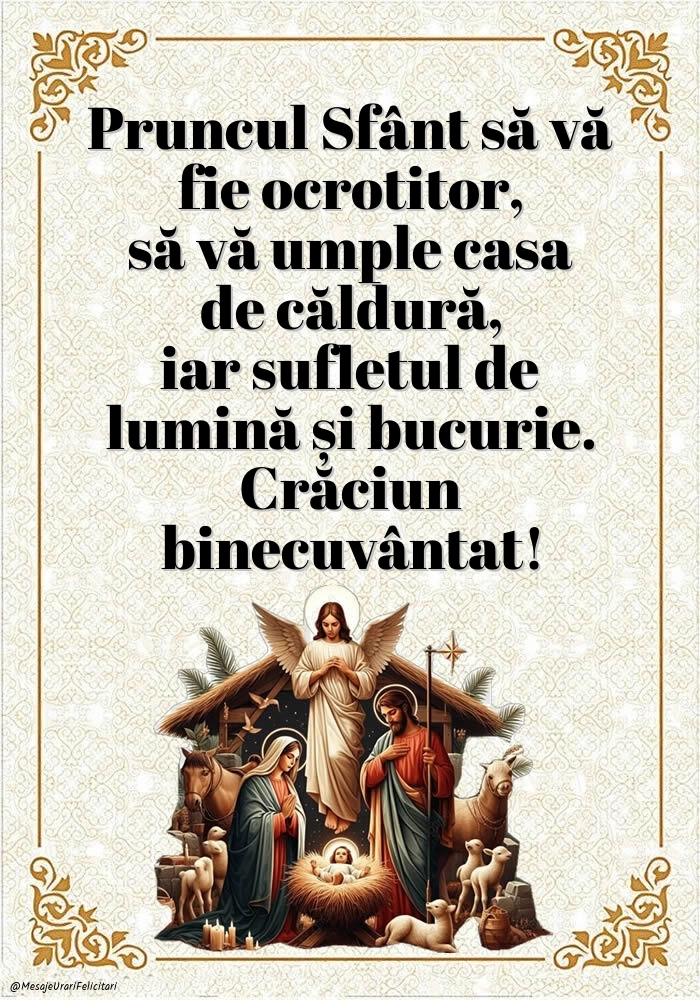 Imagini cu Mesaje de Nașterea Domnului (25 Decembrie): Credință