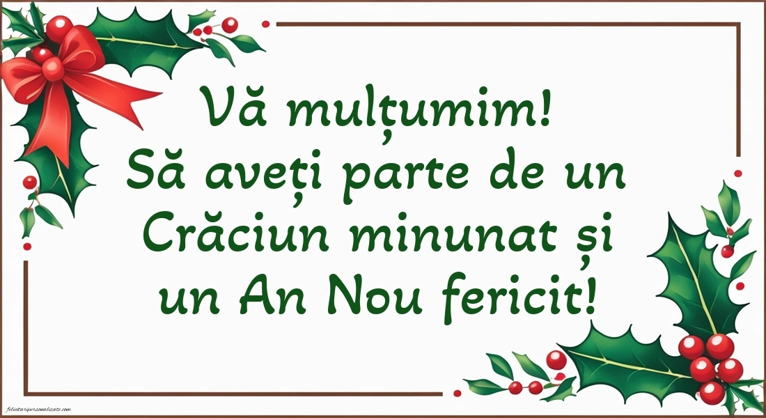 Imagini cu Mulțumiri pentru Urări de Crăciun: Aranjamente de Crăciun