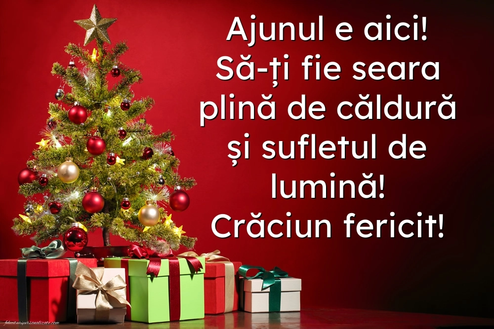 Imagini cu urări de Ajunul Crăciunului: Aranjamente de Crăciun